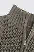 'Zephyr' Knit Striped Turtleneck Sweater - Celes Fashion